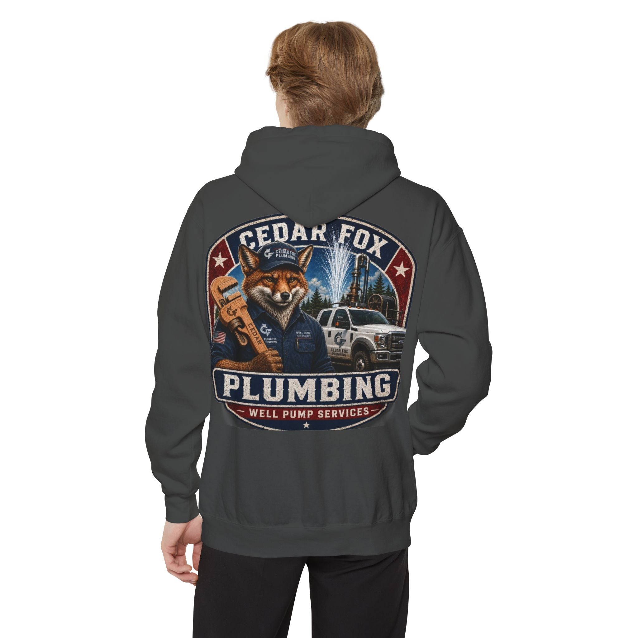 Cedar-Fox Well Pump Service Hoodie