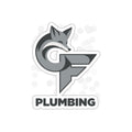 Cedar-Fox Plumbing Logo Die-Cut Sticker